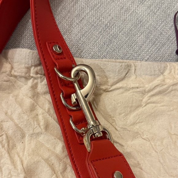 Ted Baker Equenia Red Crossbody Saddle Bag - Picture 2 of 7
